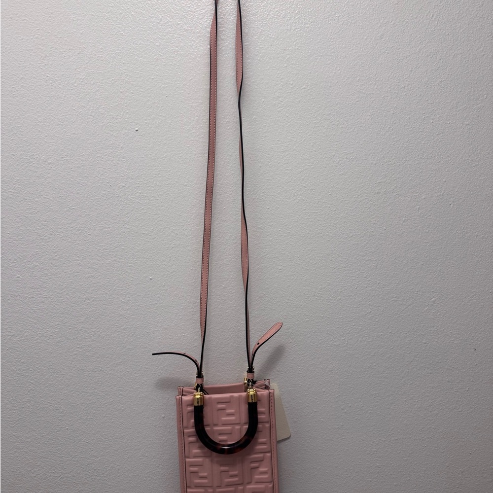 Fendi Pink Mini Bag with Gold Accents - Picture 5 of 10